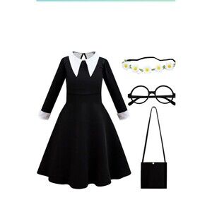 Mirabel Dress Girls Princess Dress Black Witch Costume Princess Size 120 4/5 Yrs